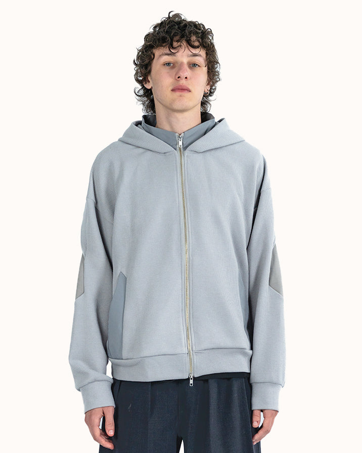LV.0 ZIP UP Y Light Grey