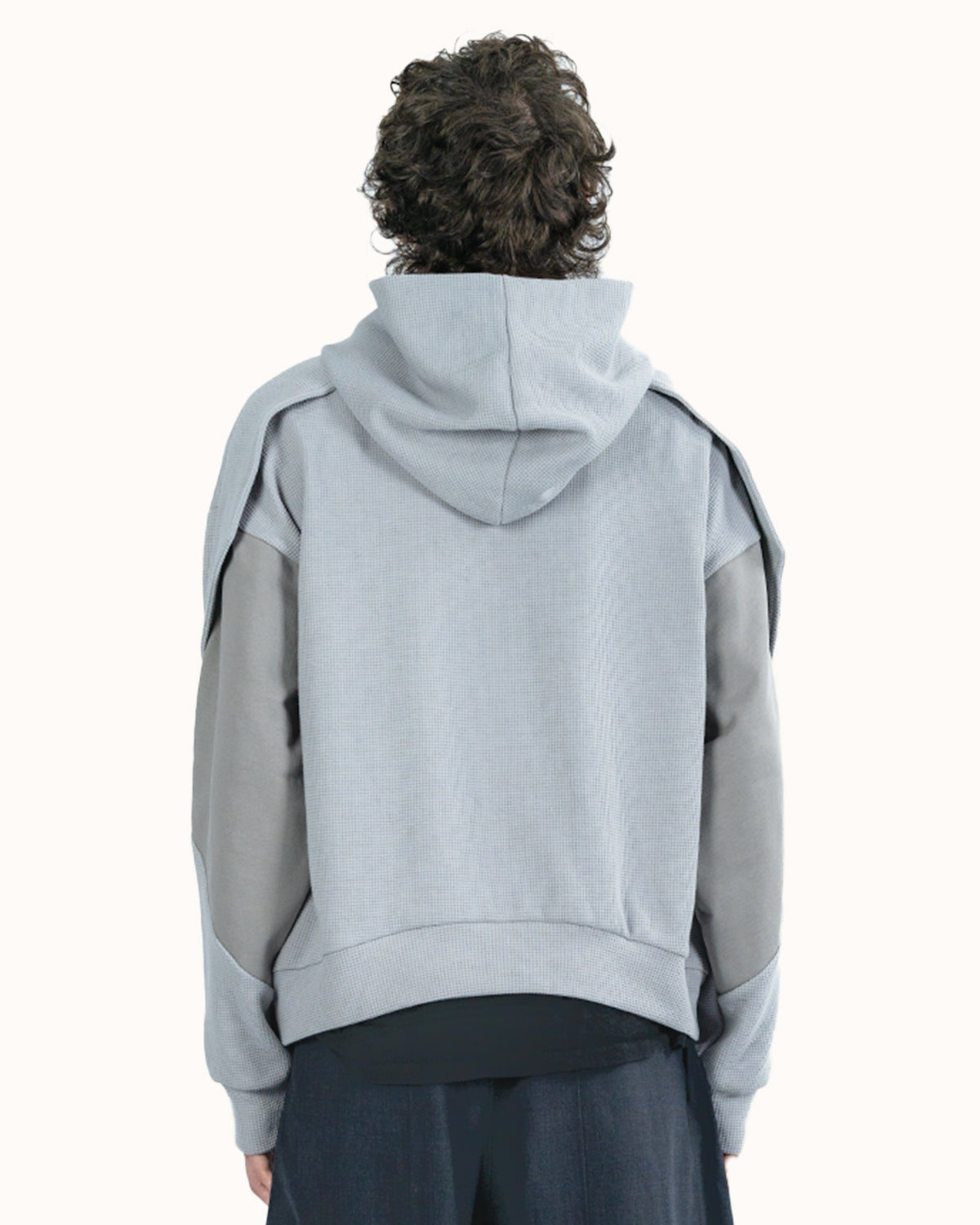 LV.0 ZIP UP Y Light Grey