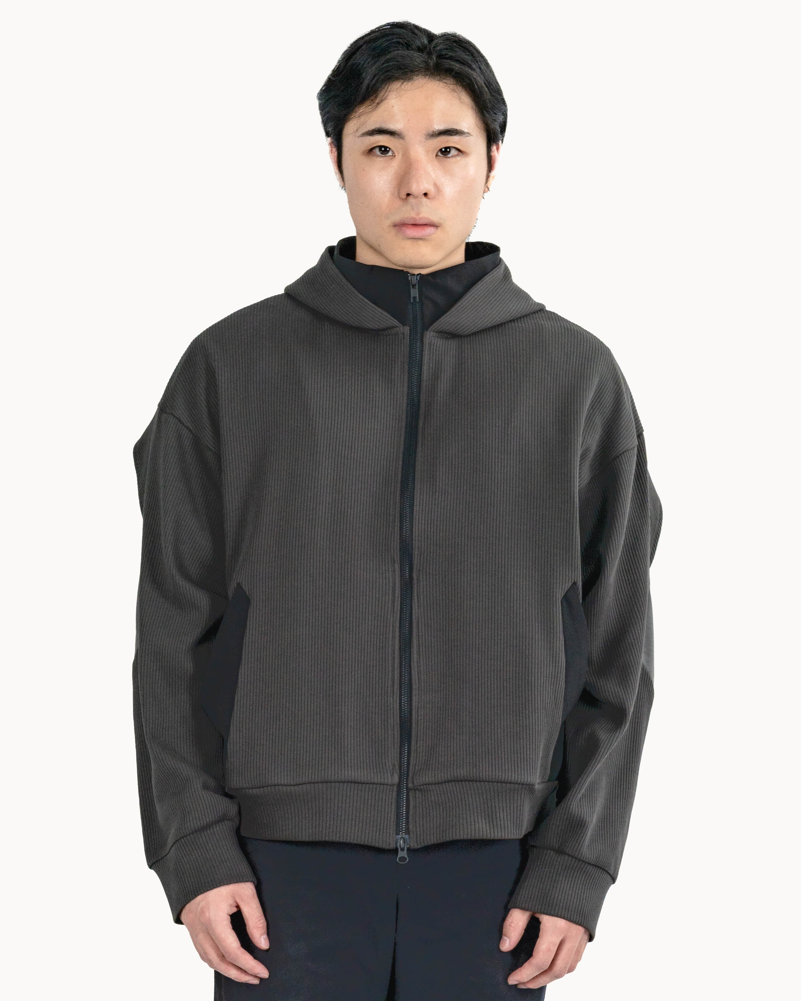 LV.0 ZIP UP Y Dark Brown