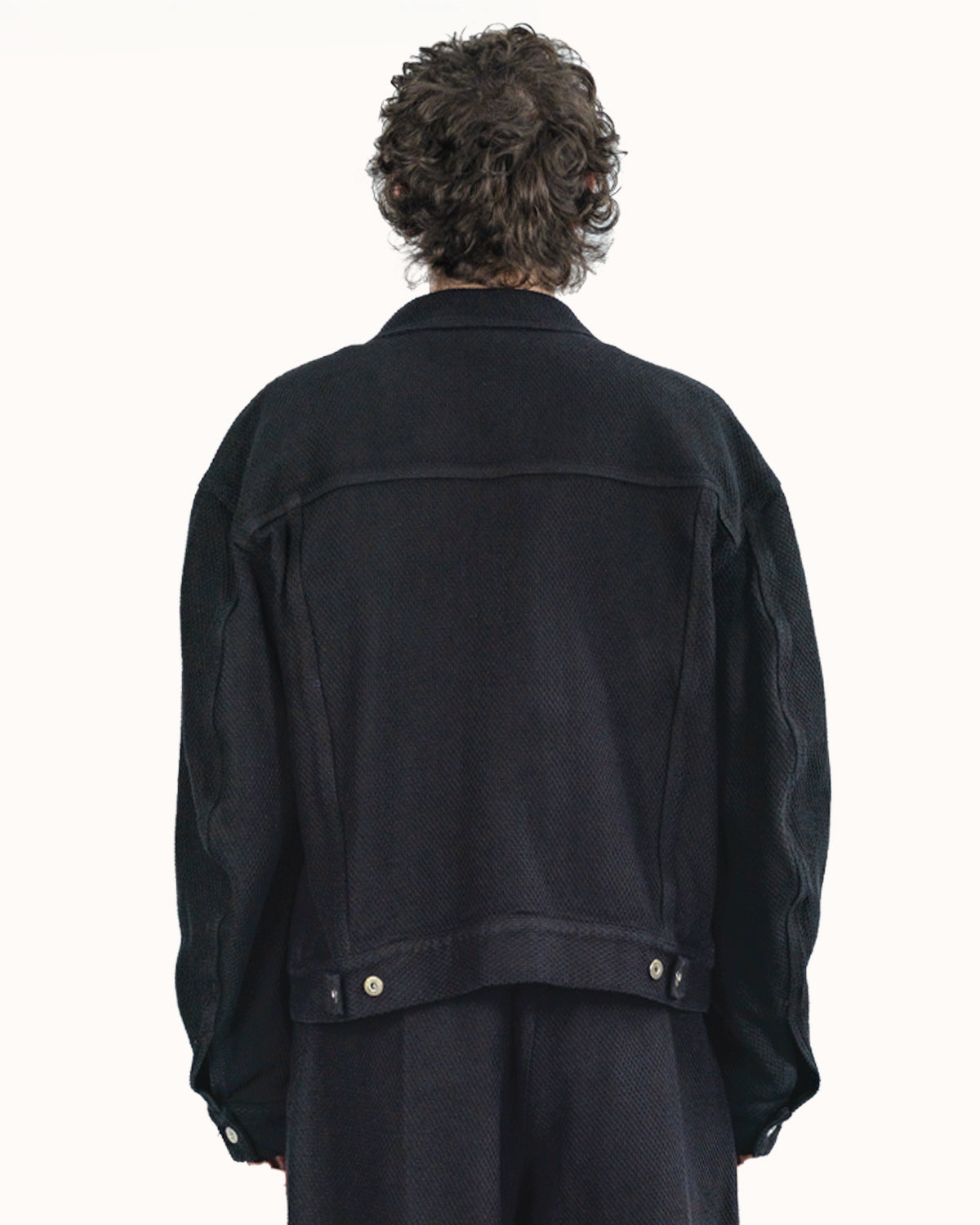 TRUCKER JACKET HONEYCOMB SASHIKO